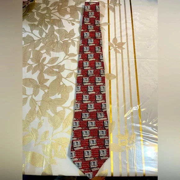 Museum Artifacts Silk  Men’s Tie Necktie theme computer - Picture 1 of 5